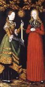 CRANACH, Lucas the Elder, Saints Genevieve and Apollonia